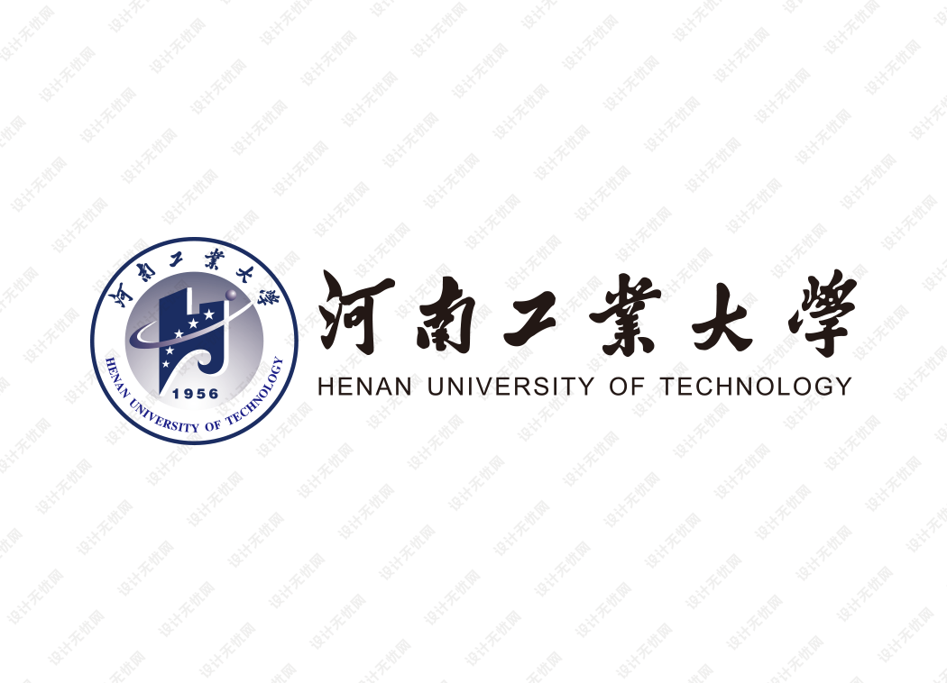 大學?；障盗校汉幽瞎I大學標志矢量圖