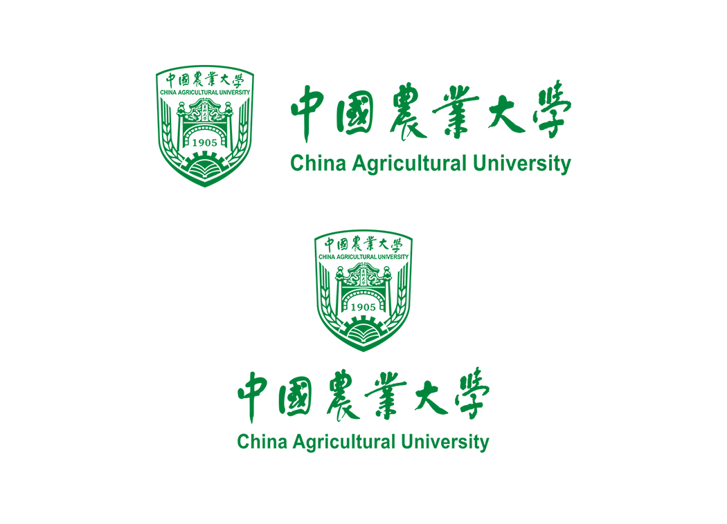大學校徽系列:中國農業大學標志矢量圖