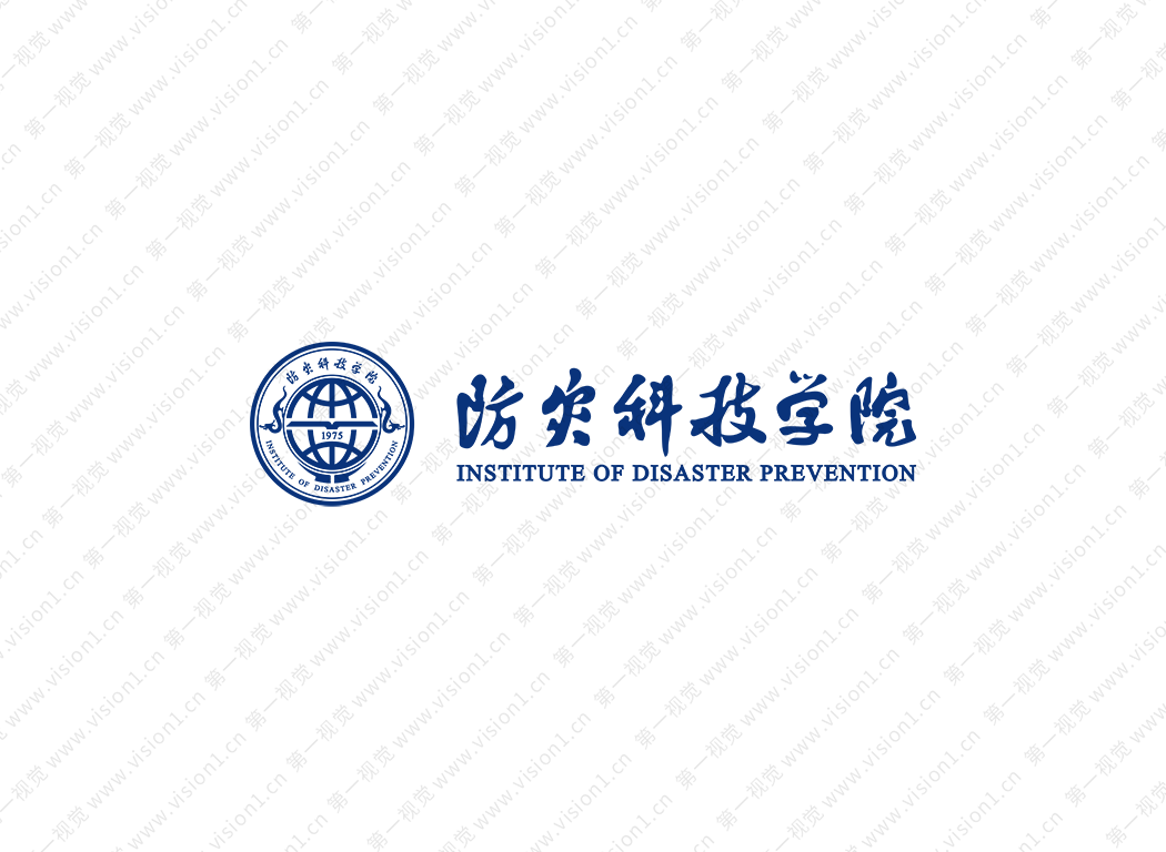 防災科技學院logo標志矢量圖