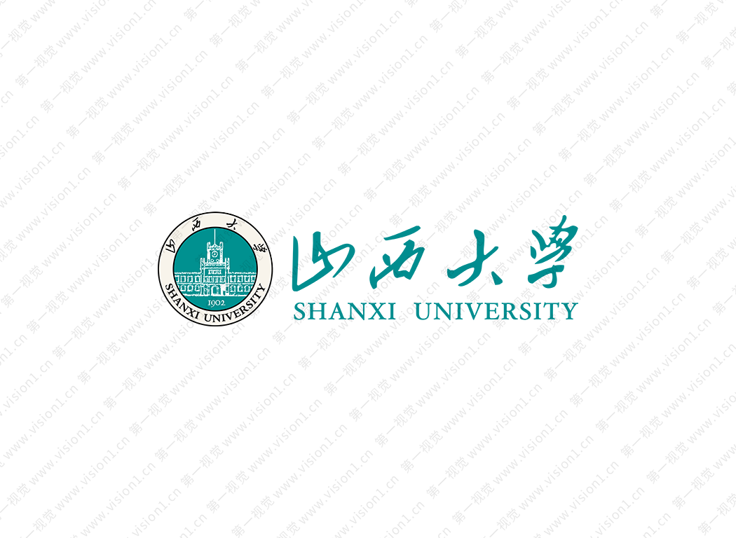 大學校徽系列: 山西大學標志矢量圖
