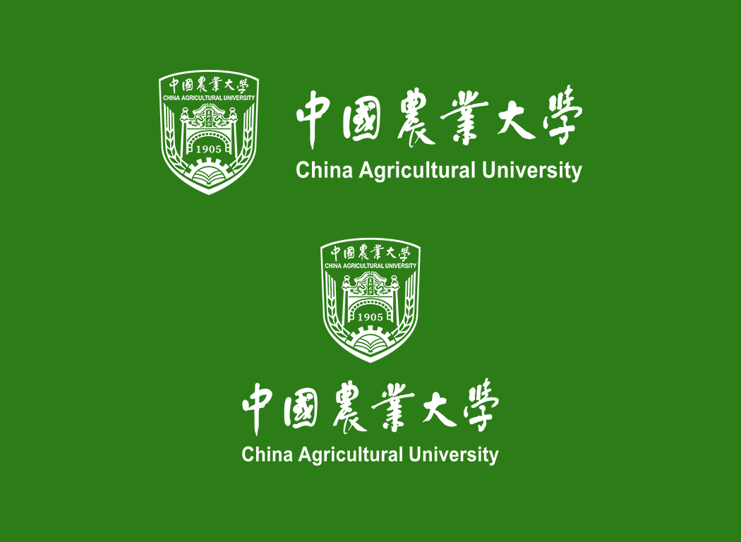 大學校徽系列:中國農業大學標志矢量圖
