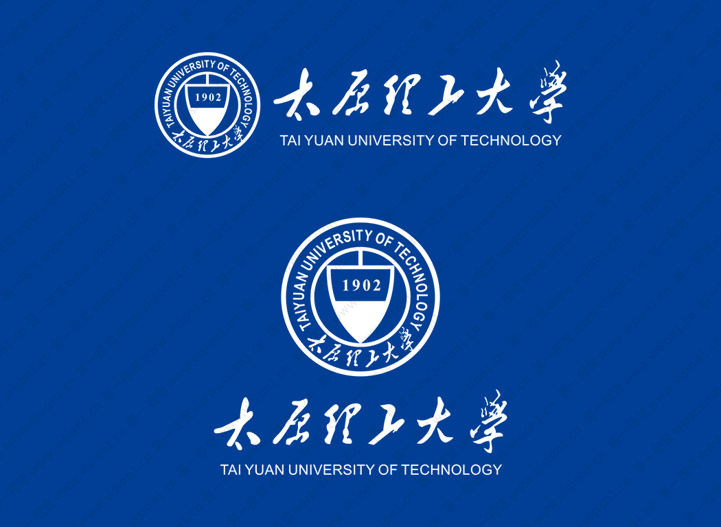 大學(xué)校徽系列:太原理工大學(xué)標(biāo)志矢量圖