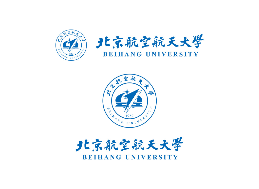 大學校徽系列:北京航空航天大學標志矢量圖