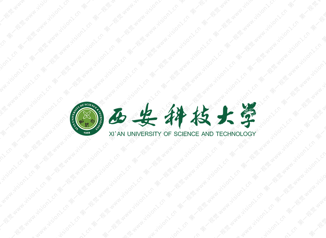 西安科技大學校徽logo矢量圖