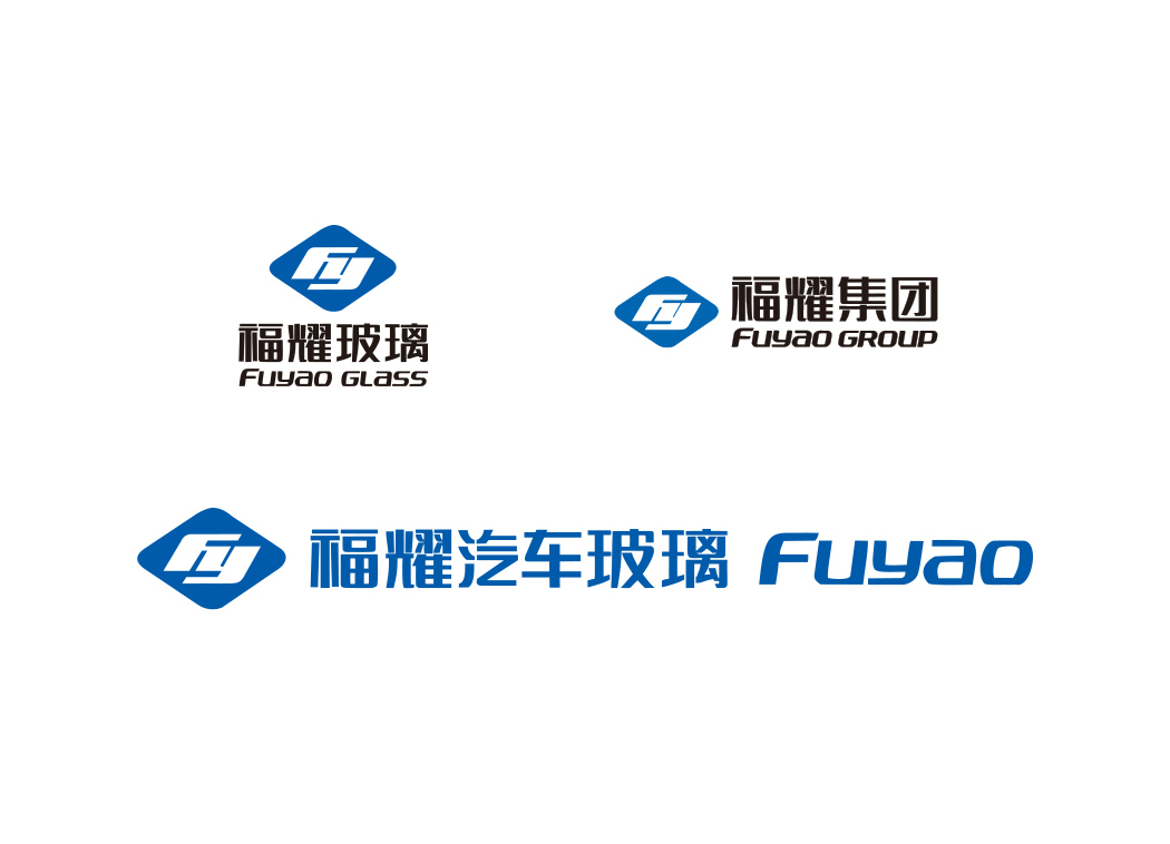 福耀玻璃logo標志矢量圖
