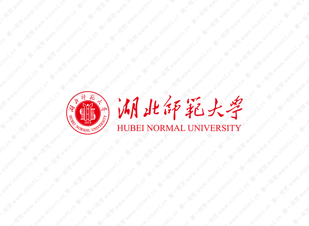 湖北師范大學校徽標志矢量圖