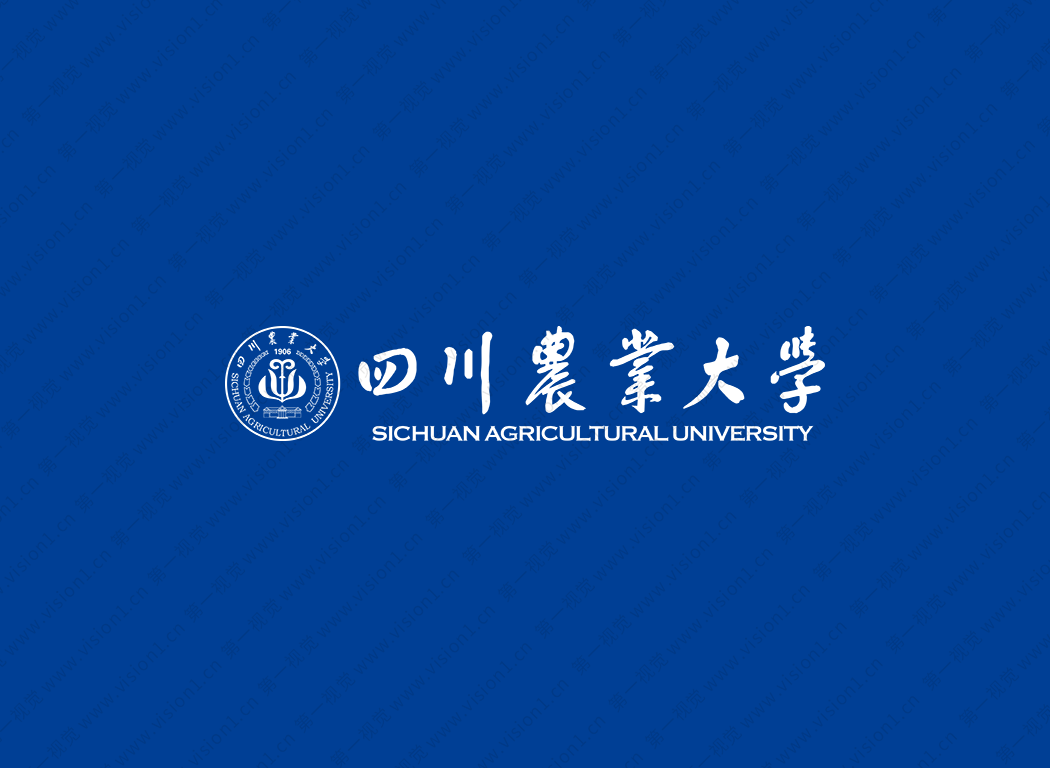 大學校徽系列：四川農業大學標志矢量圖
