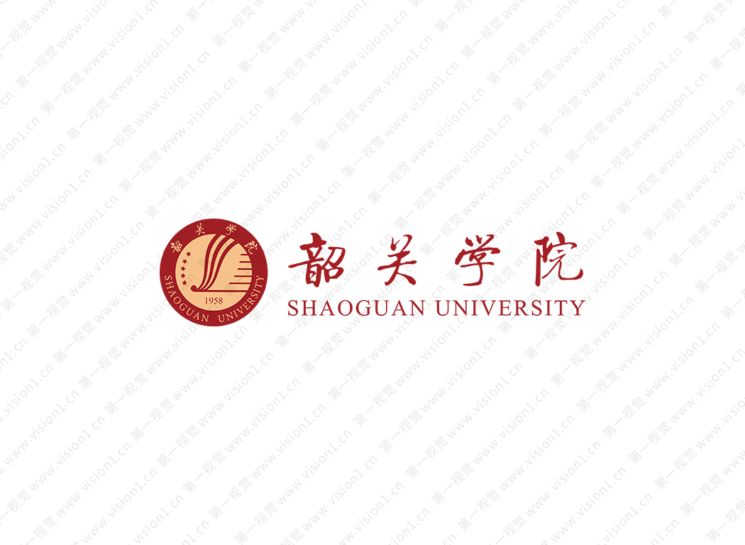 韶關學院校徽標志矢量圖
