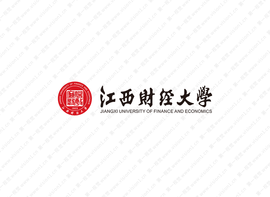 江西財經(jīng)大學(xué)校徽標(biāo)志矢量圖