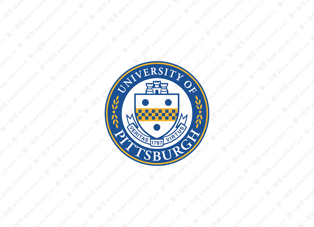 美國匹茲堡大學校徽logo矢量圖