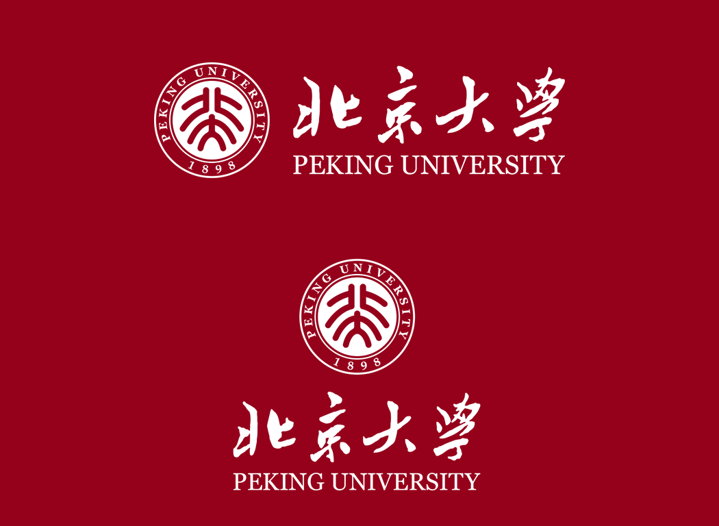 大學?；障盗?北京大學標志矢量圖