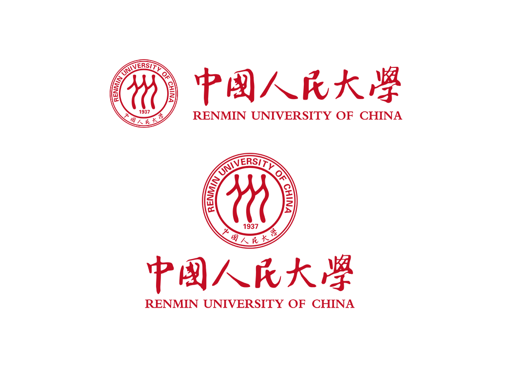 大學校徽系列: 中國人民大學標志矢量圖