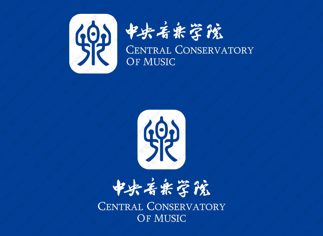 大學(xué)校徽系列:中央音樂學(xué)院標(biāo)志矢量圖