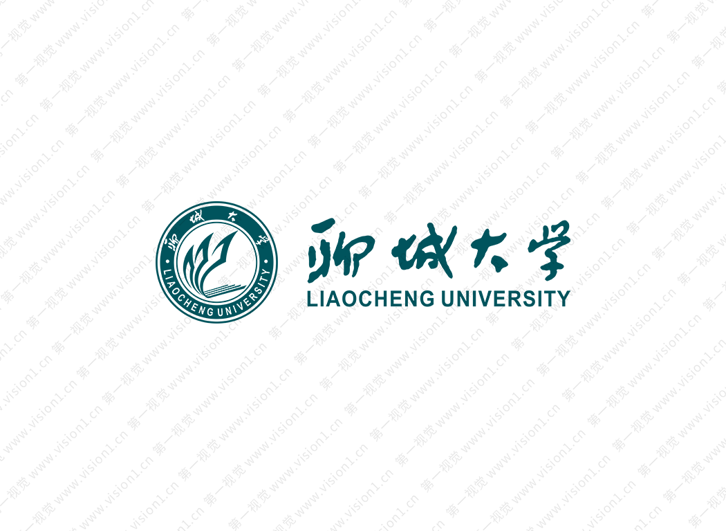 聊城大學(xué)校徽標(biāo)志矢量圖