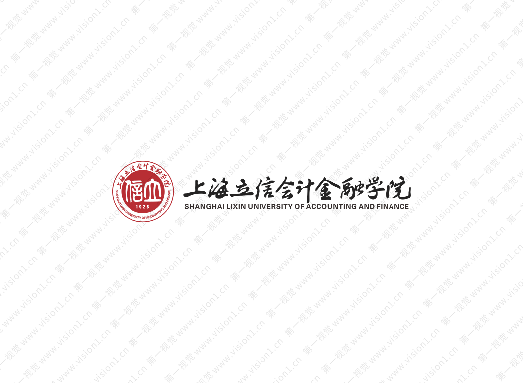 上海立信會計金融學院校徽標志矢量圖
