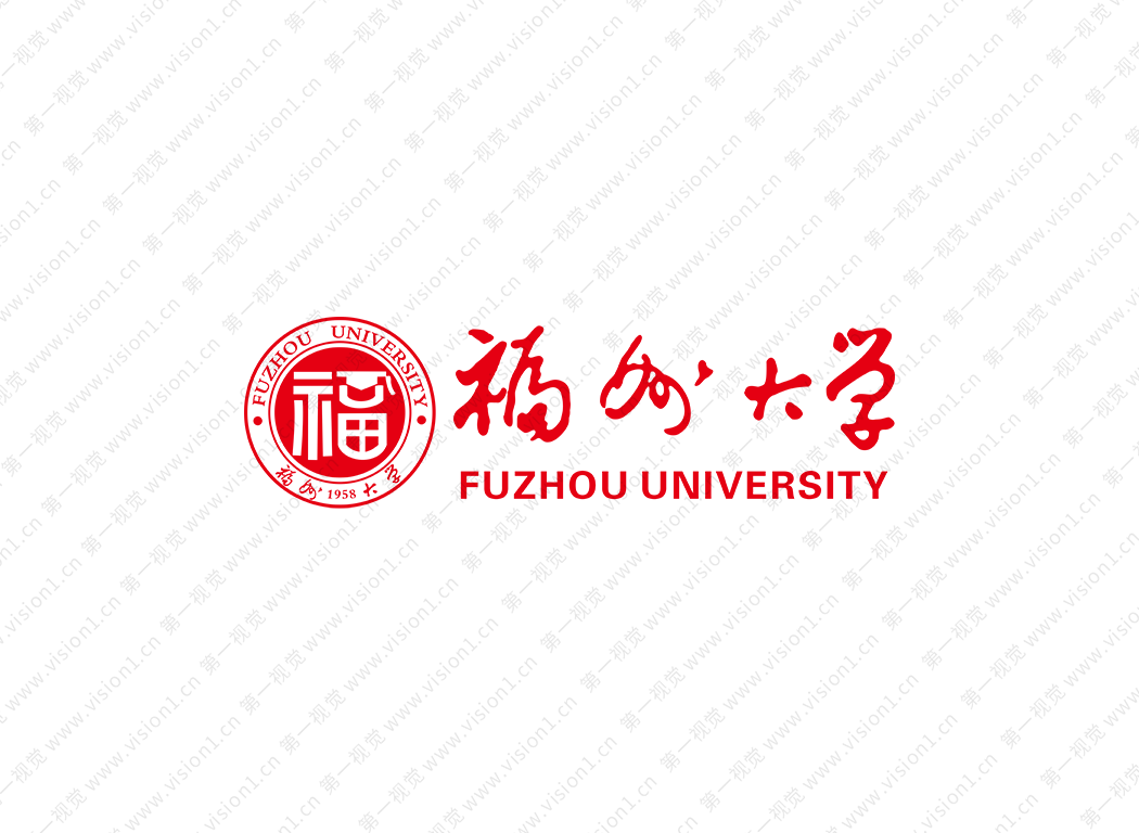 大學校徽系列:福州大學標志矢量圖