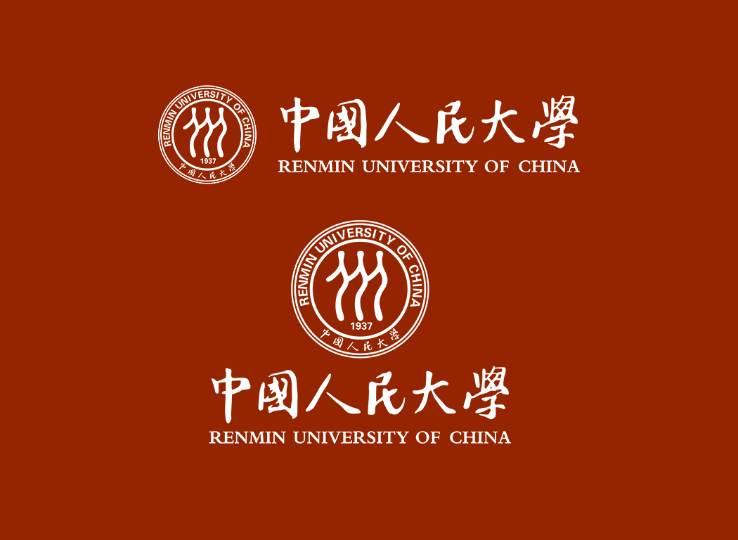 大學校徽系列: 中國人民大學標志矢量圖