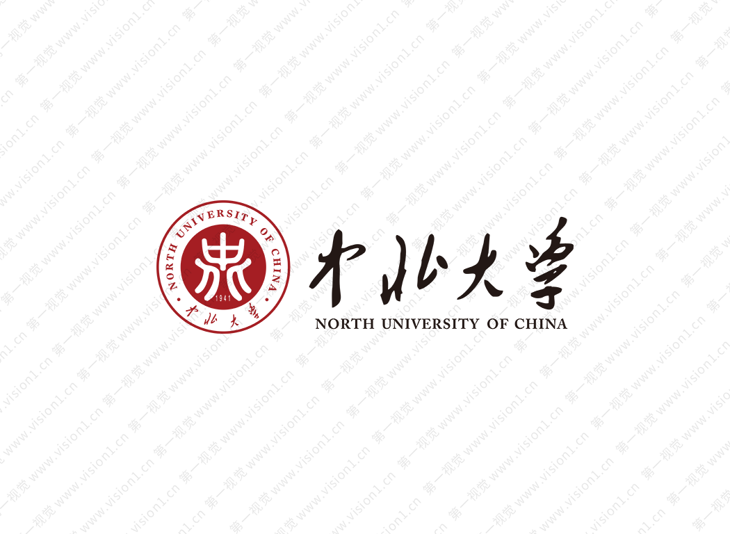 中北大學校徽標志矢量圖