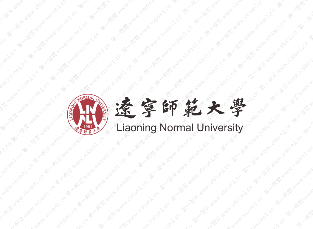 遼寧師范大學校徽標志矢量圖