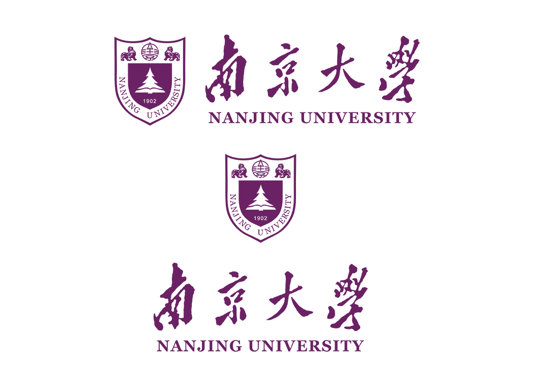 大學校徽系列:南京大學標志矢量圖