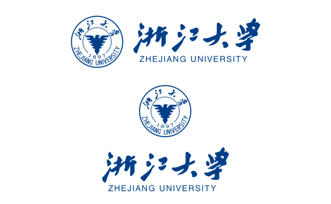 大學(xué)?；障盗?浙江大學(xué)標(biāo)志矢量圖