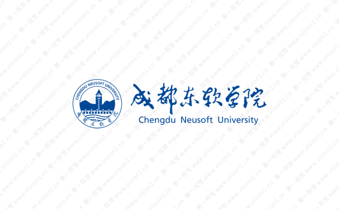 成都東軟學院logo標志矢量圖