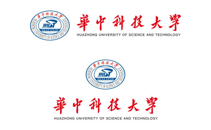 大學(xué)?；障盗?華中科技大學(xué)標(biāo)志矢量圖