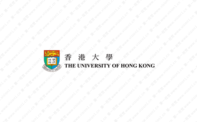 香港大學校徽標志矢量圖