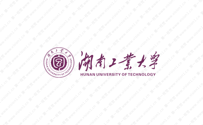 湖南工業大學校徽標志矢量圖