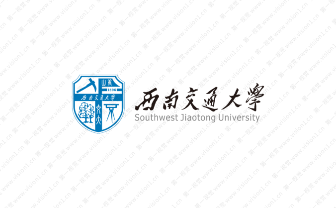 大學(xué)校徽系列: 西南交通大學(xué)標(biāo)志矢量圖