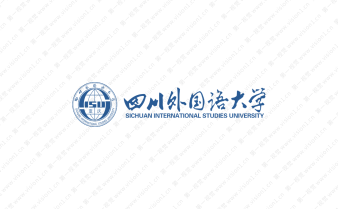 四川外國語大學校徽標志矢量圖