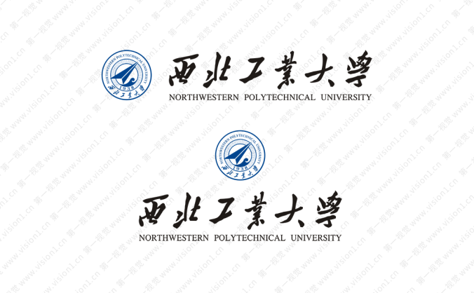 大學(xué)?；障盗?西北工業(yè)大學(xué)標(biāo)志矢量圖