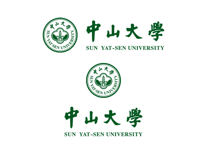 大學校徽系列:中山大學標志矢量圖