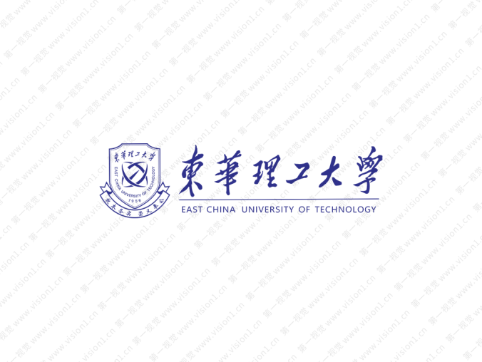 東華理工大學校徽標志矢量圖