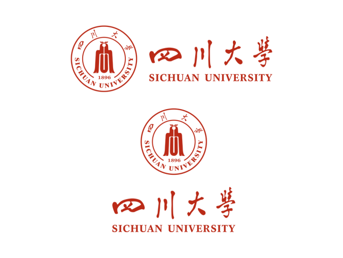 大學校徽系列:四川大學標志矢量圖